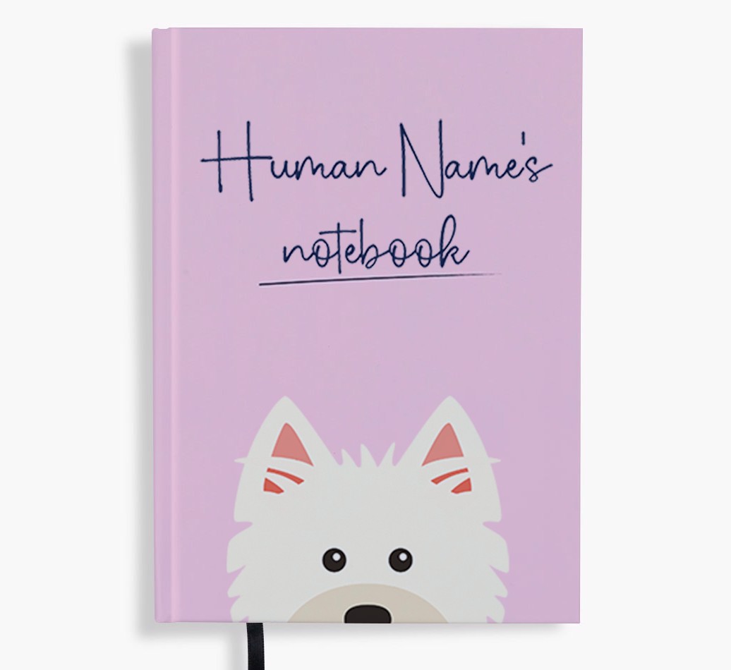 Handwritten: Personalised {breedFullName} Notebook