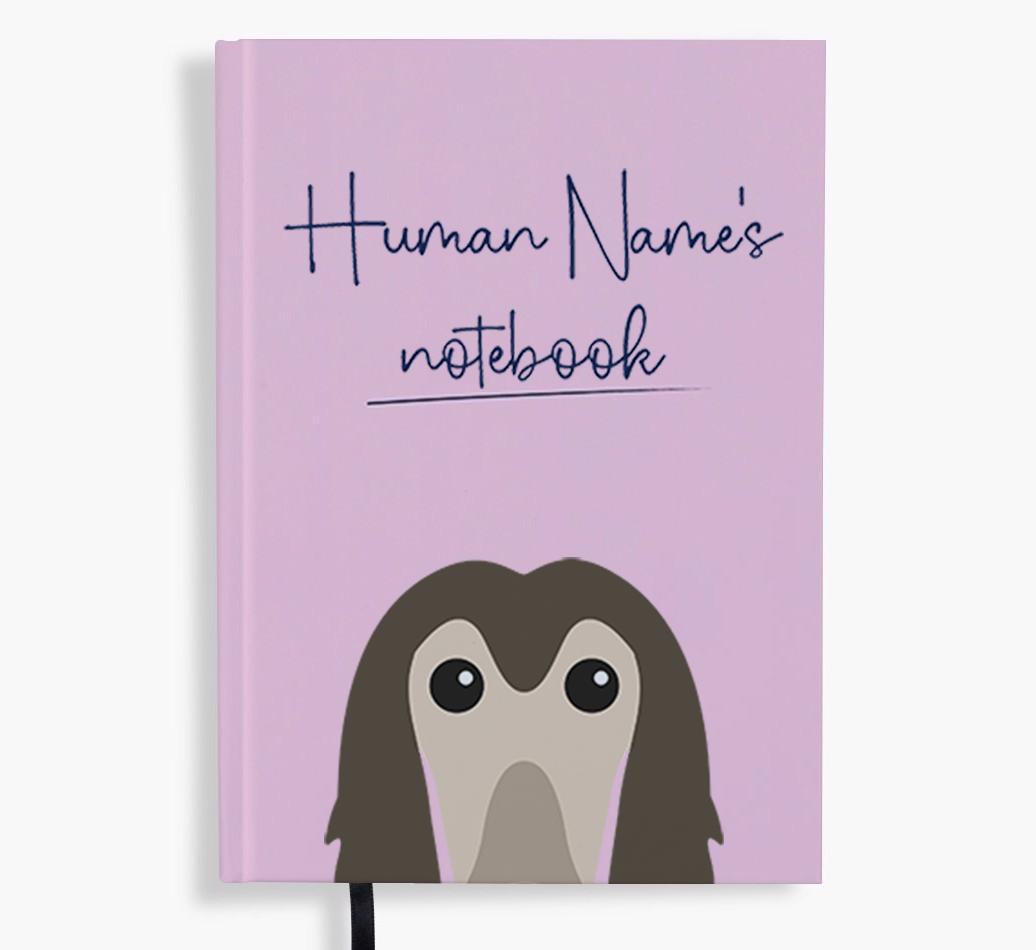 Handwritten: Personalized {breedFullName} Notebook