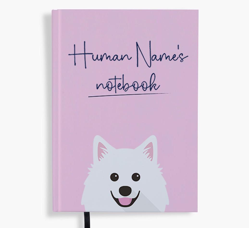Handwritten: Personalized {breedFullName} Notebook