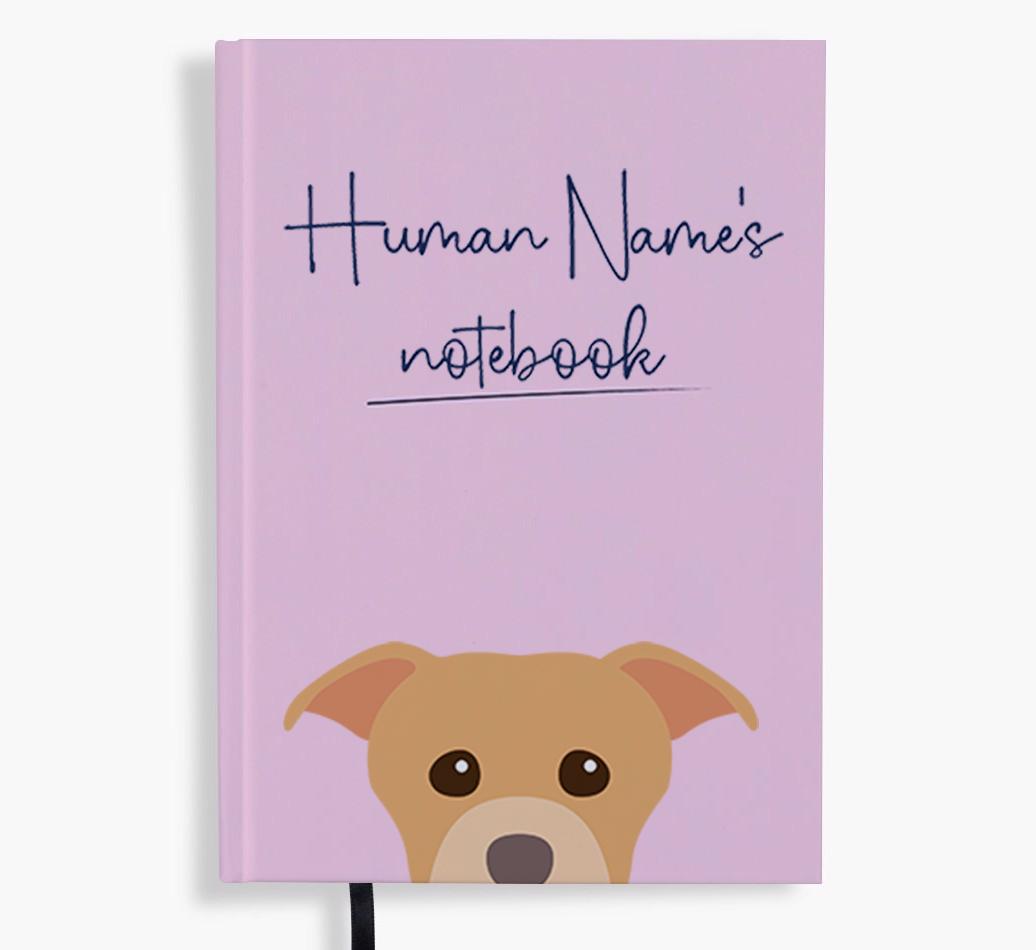 Handwritten: Personalized {breedFullName} Notebook
