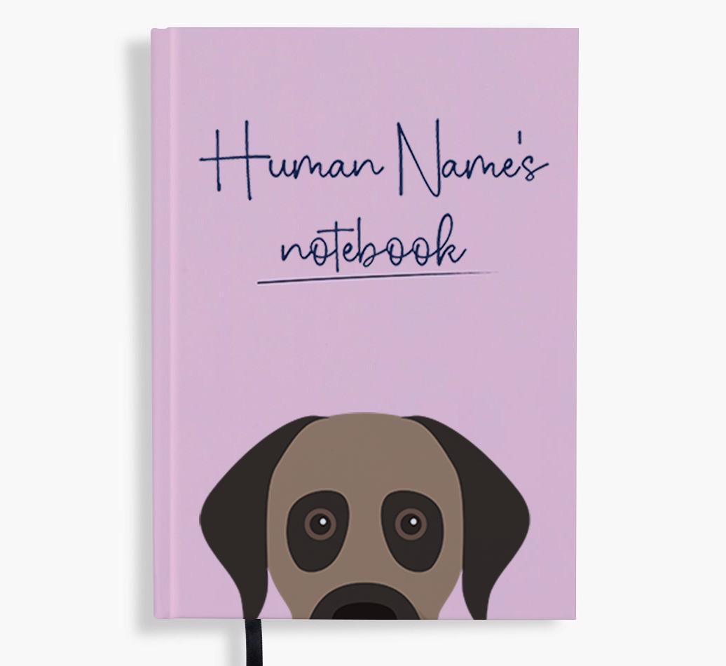 Handwritten: Personalized {breedFullName} Notebook