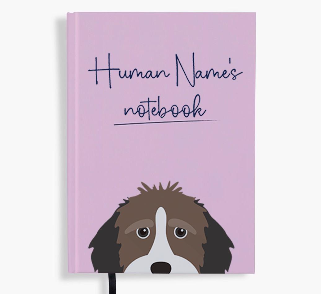 Handwritten: Personalized {breedFullName} Notebook
