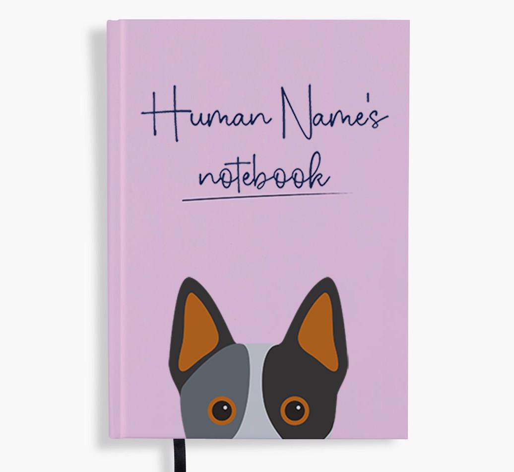 Handwritten: Personalized {breedFullName} Notebook