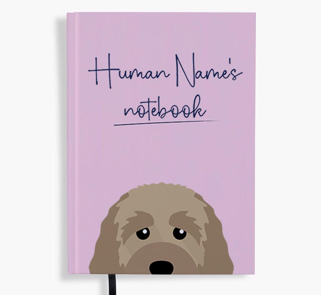 Handwritten: Personalized {breedFullName} Notebook