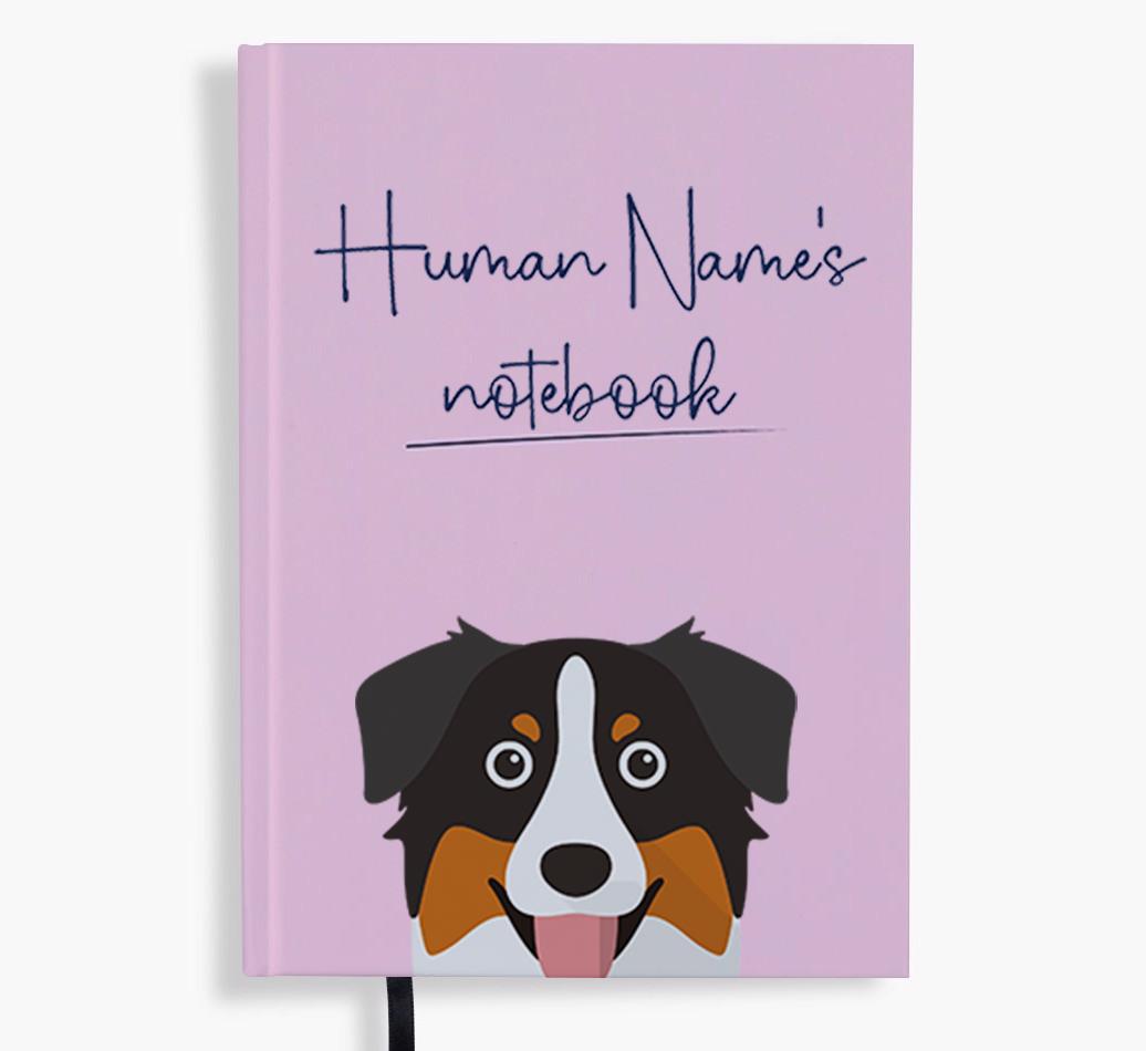 Handwritten: Personalized {breedFullName} Notebook