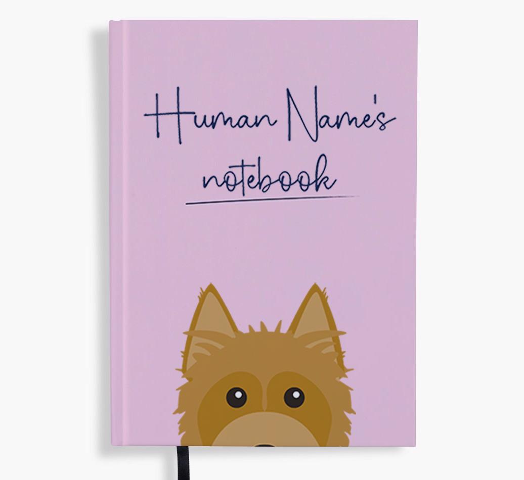 Handwritten: Personalized {breedFullName} Notebook