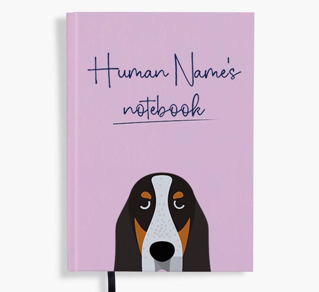 Handwritten: Personalized {breedFullName} Notebook