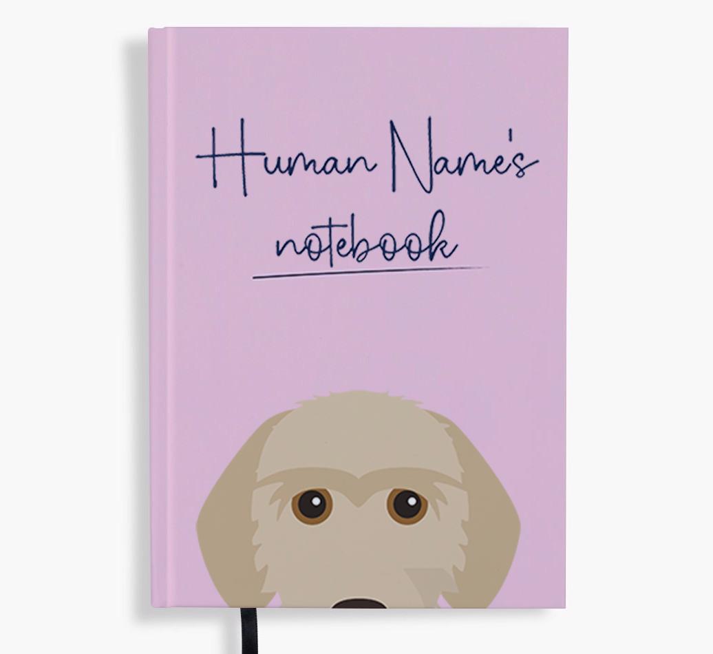Handwritten: Personalized {breedFullName} Notebook
