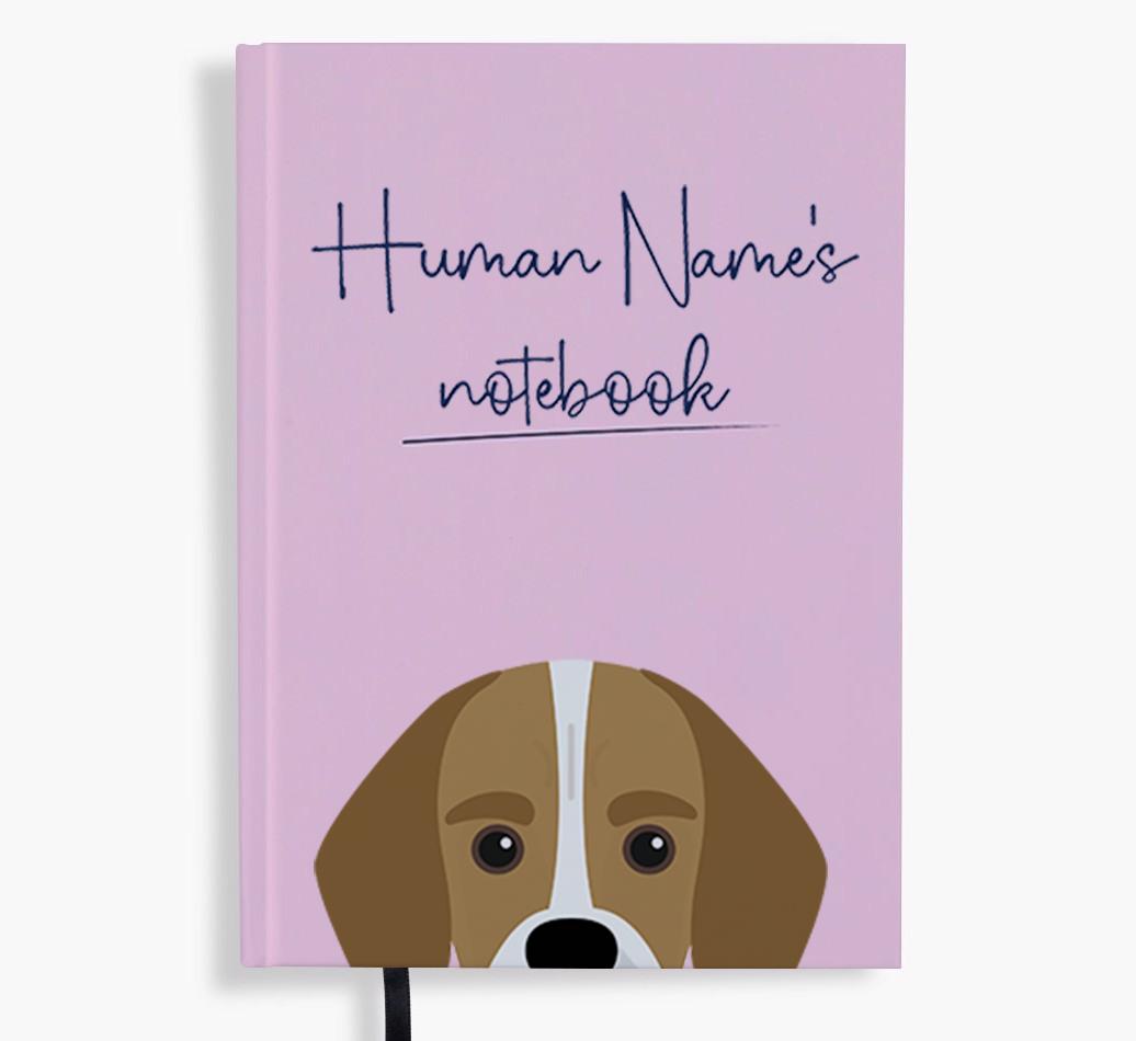Handwritten: Personalized {breedFullName} Notebook