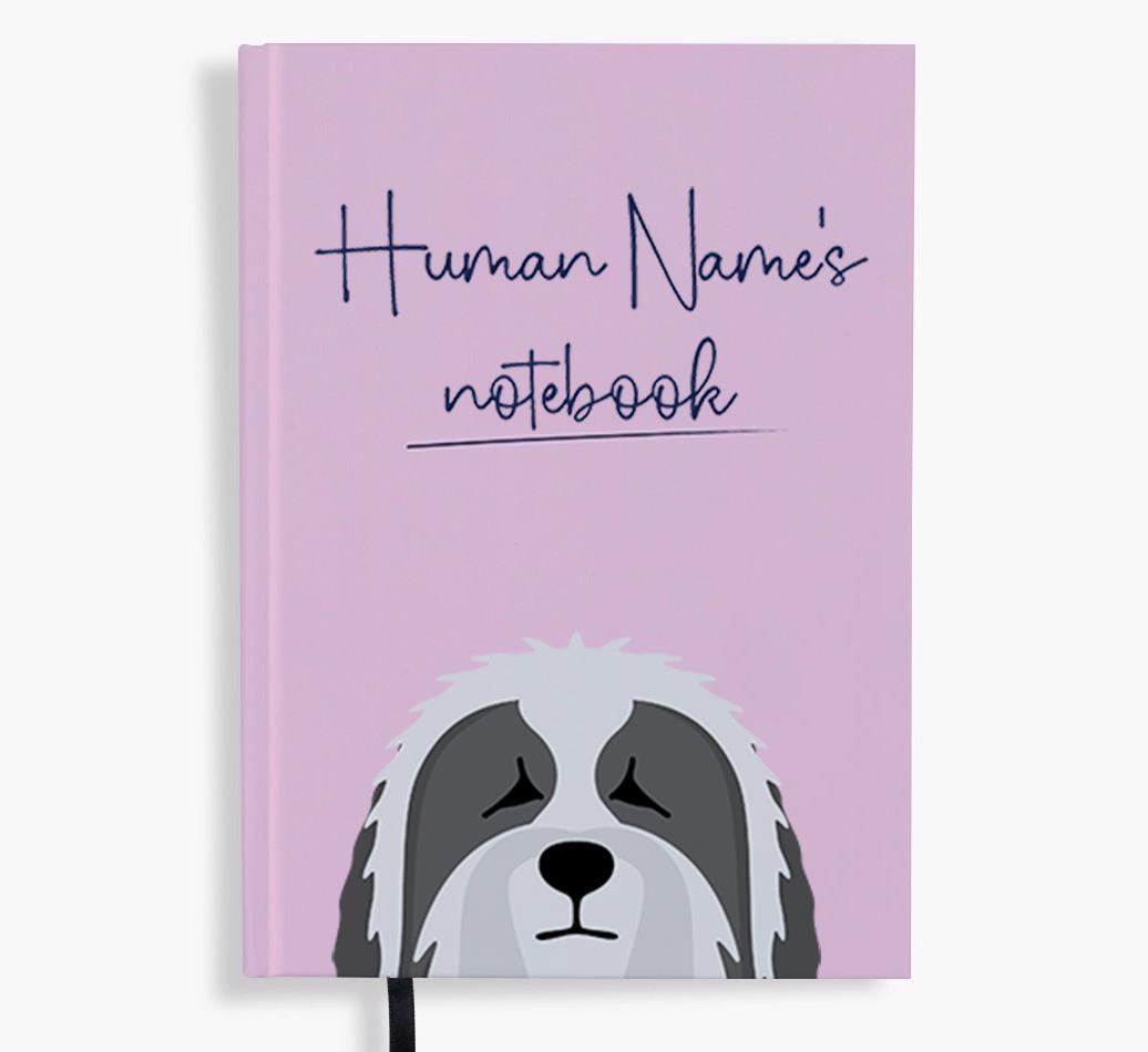 Handwritten: Personalized {breedFullName} Notebook