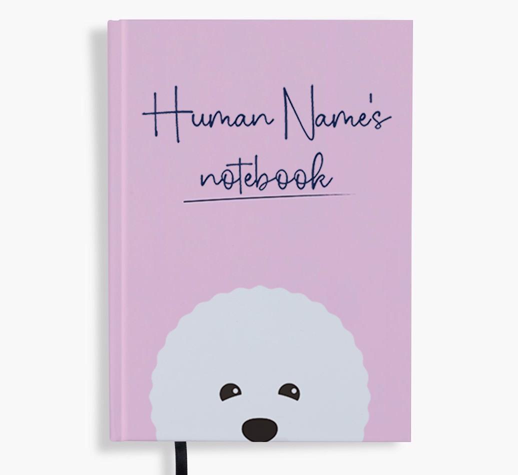 Handwritten: Personalized {breedFullName} Notebook