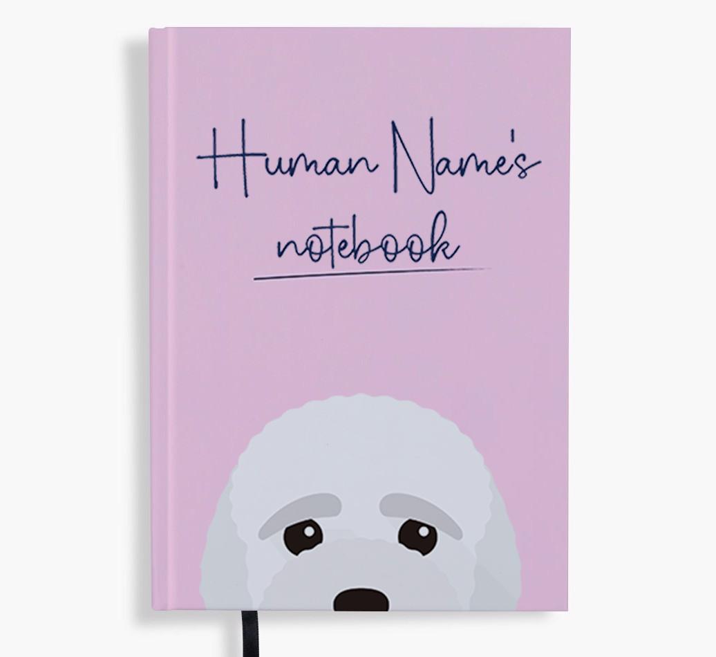Handwritten: Personalized {breedFullName} Notebook