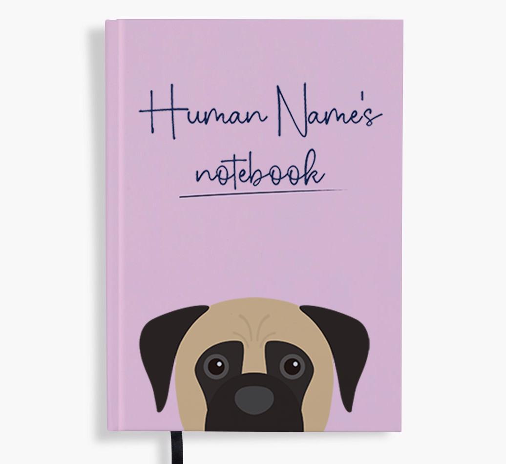 Handwritten: Personalized {breedFullName} Notebook