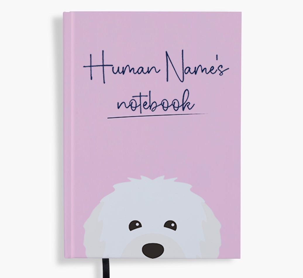 Handwritten: Personalized {breedFullName} Notebook
