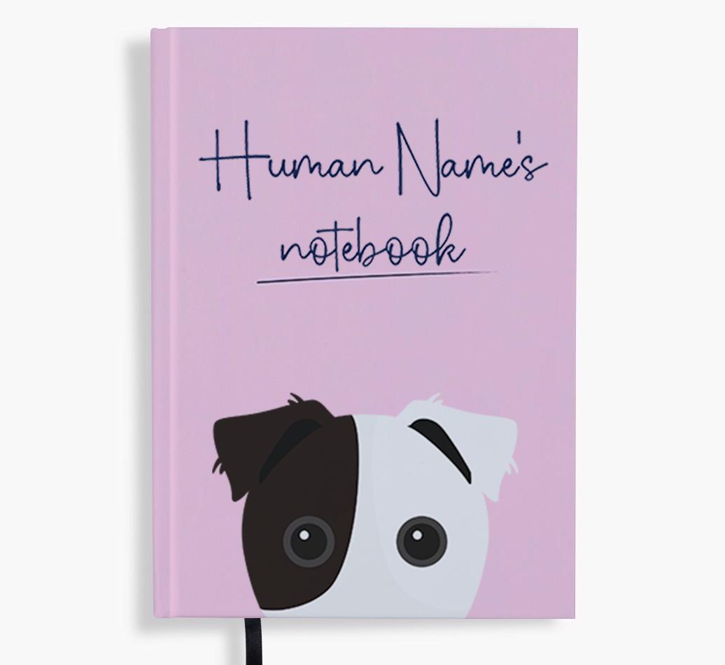 Handwritten: Personalized {breedFullName} Notebook