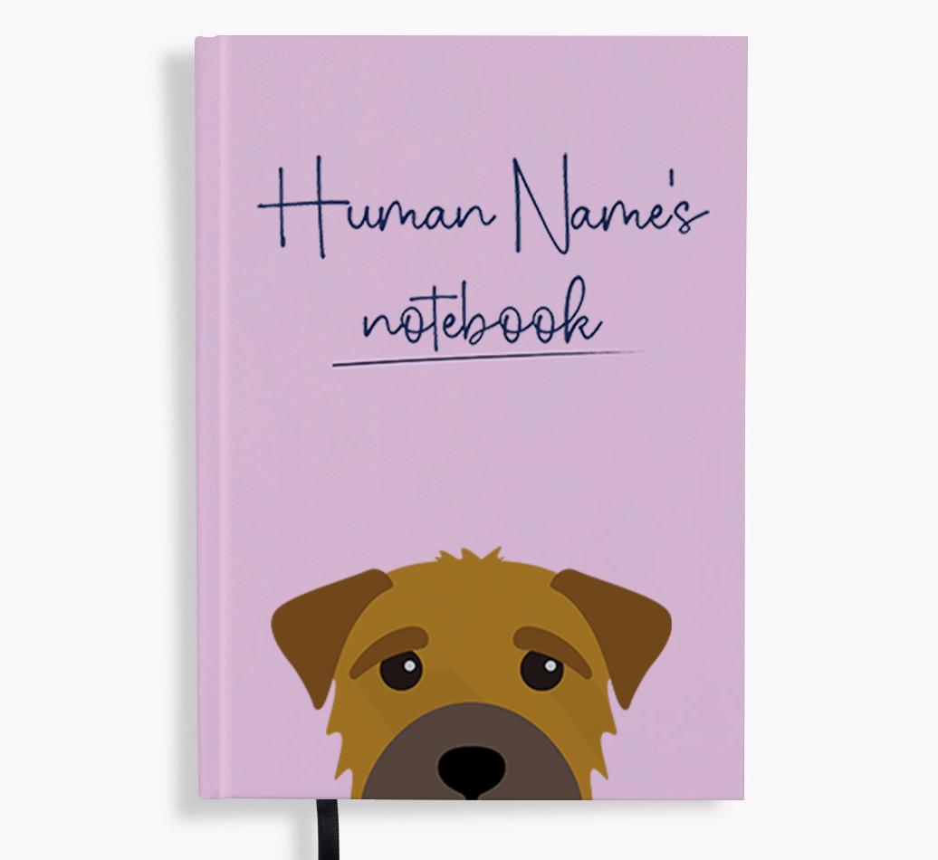 Handwritten: Personalized {breedFullName} Notebook