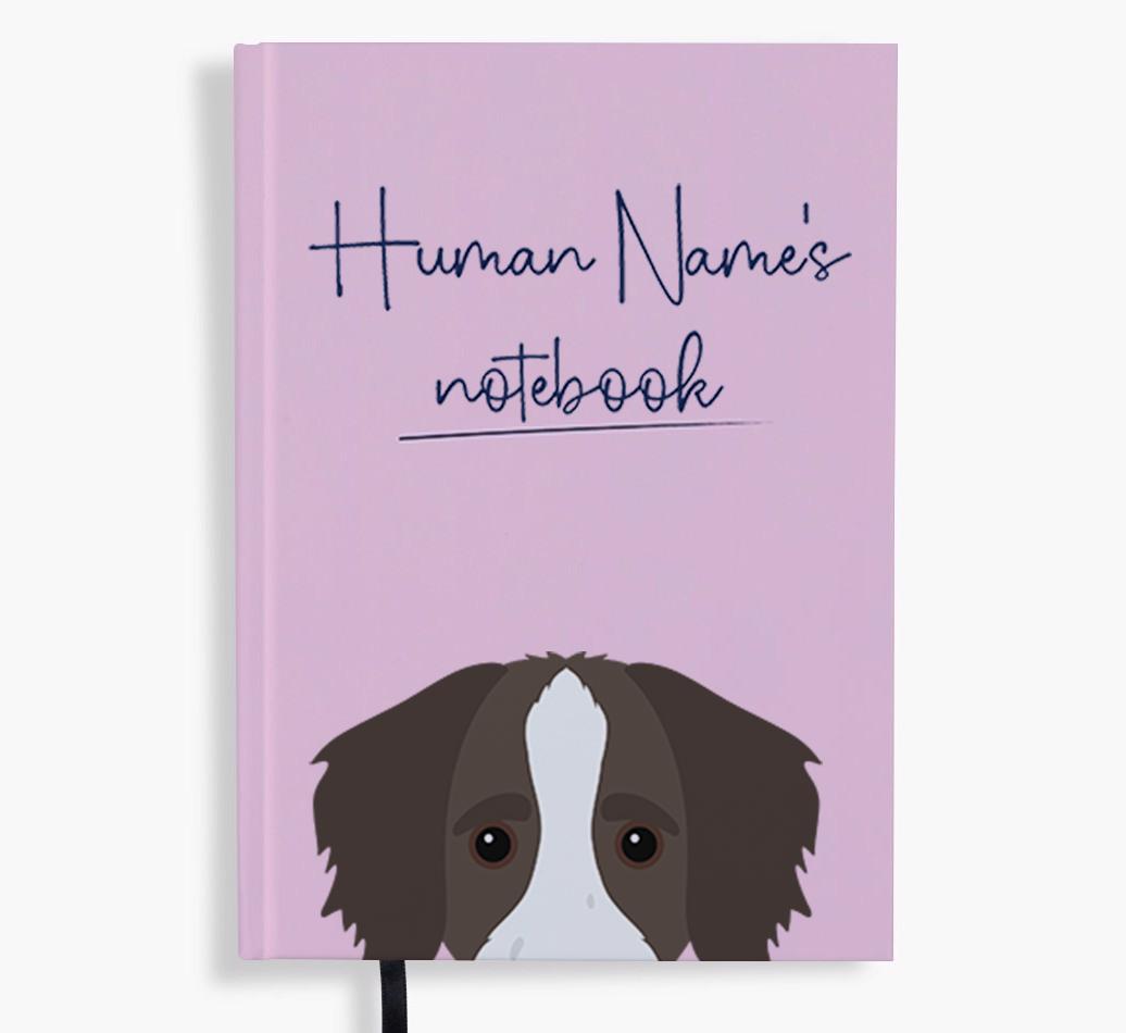 Handwritten: Personalized {breedFullName} Notebook