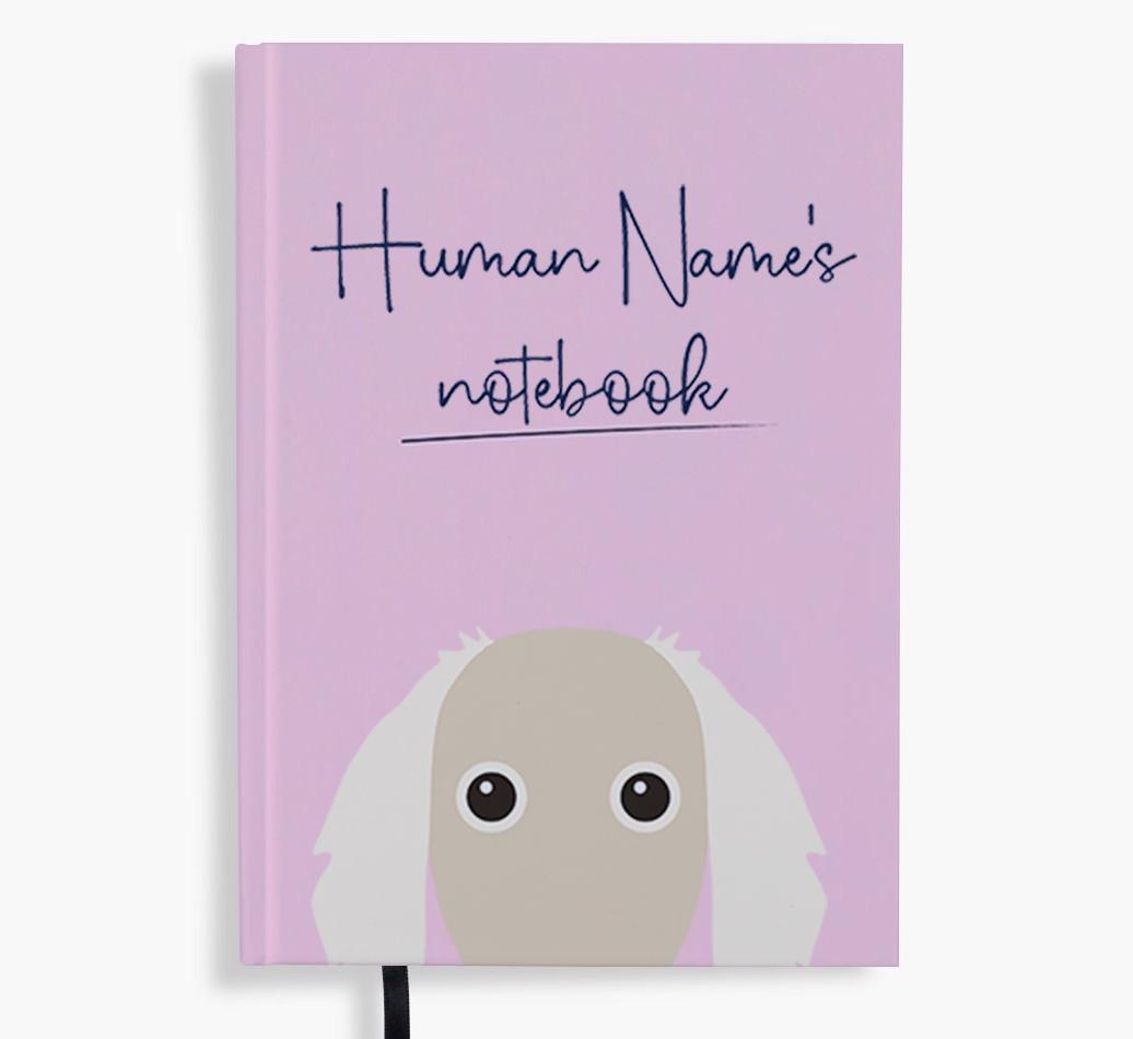 Handwritten: Personalized {breedFullName} Notebook