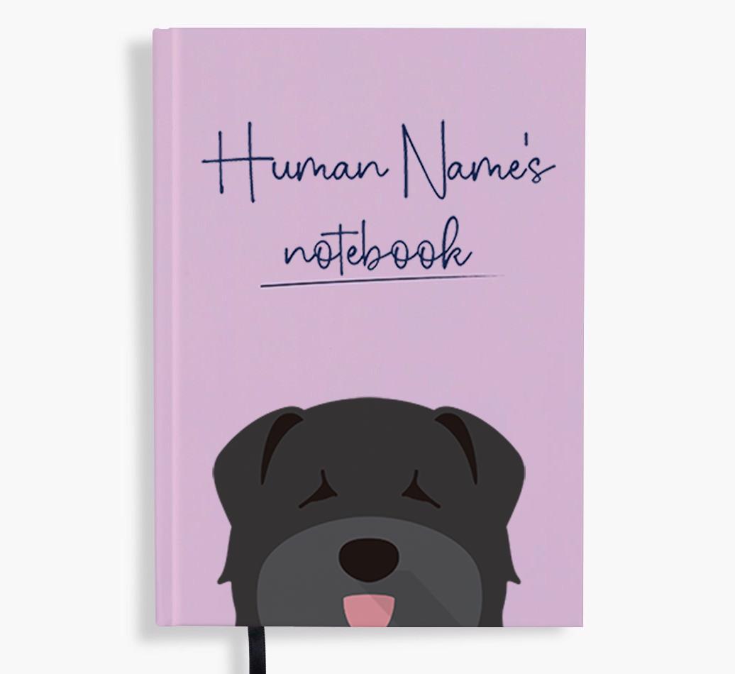 Handwritten: Personalized {breedFullName} Notebook