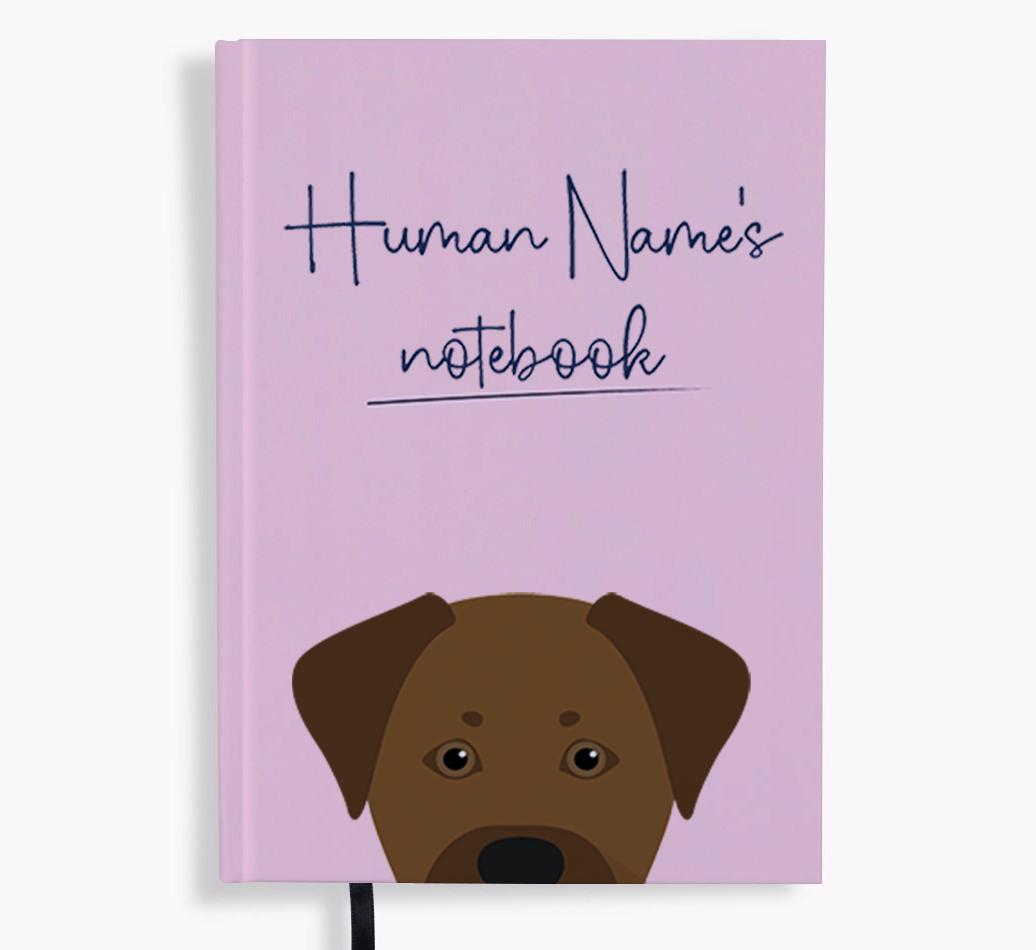 Handwritten: Personalized {breedFullName} Notebook