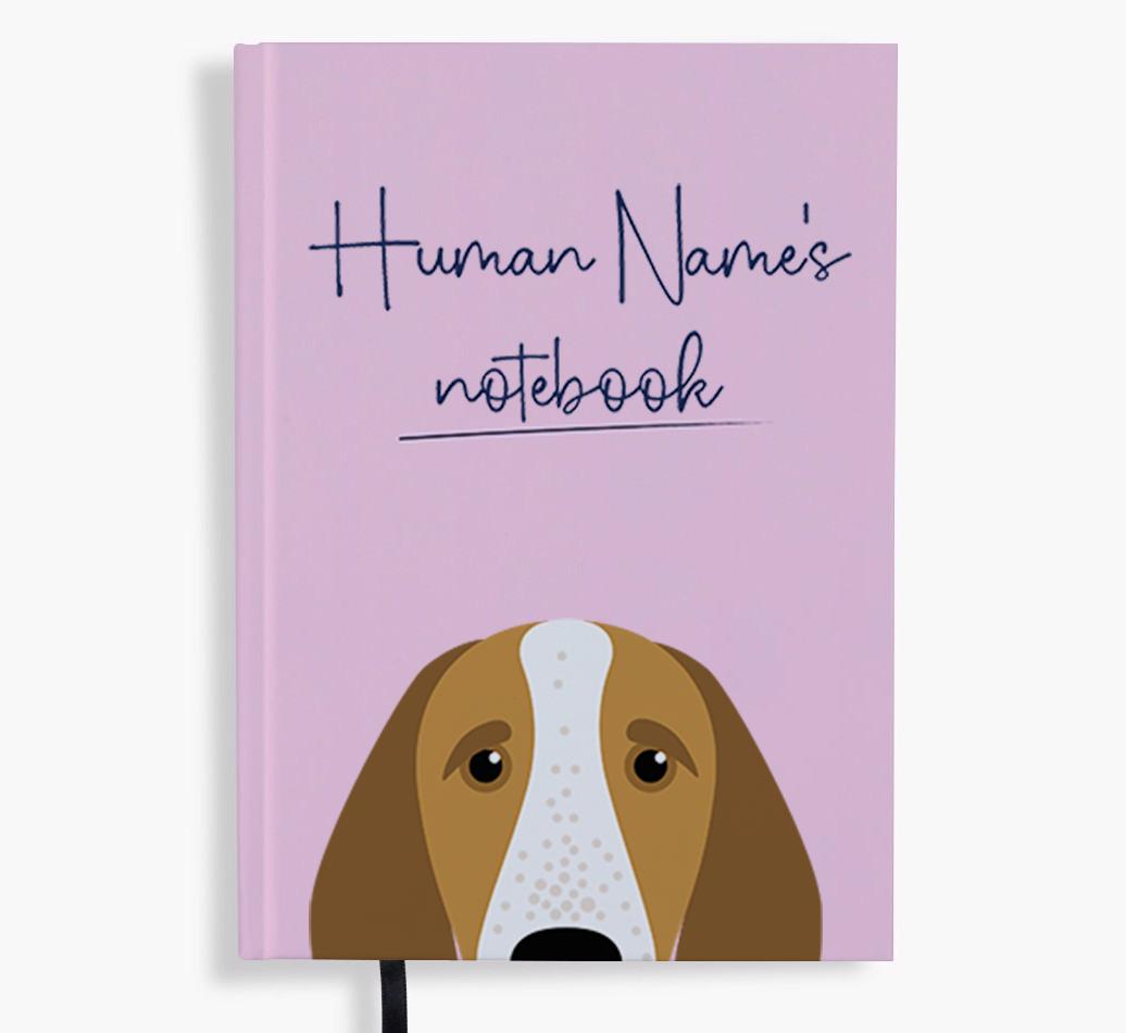 Handwritten: Personalized {breedFullName} Notebook
