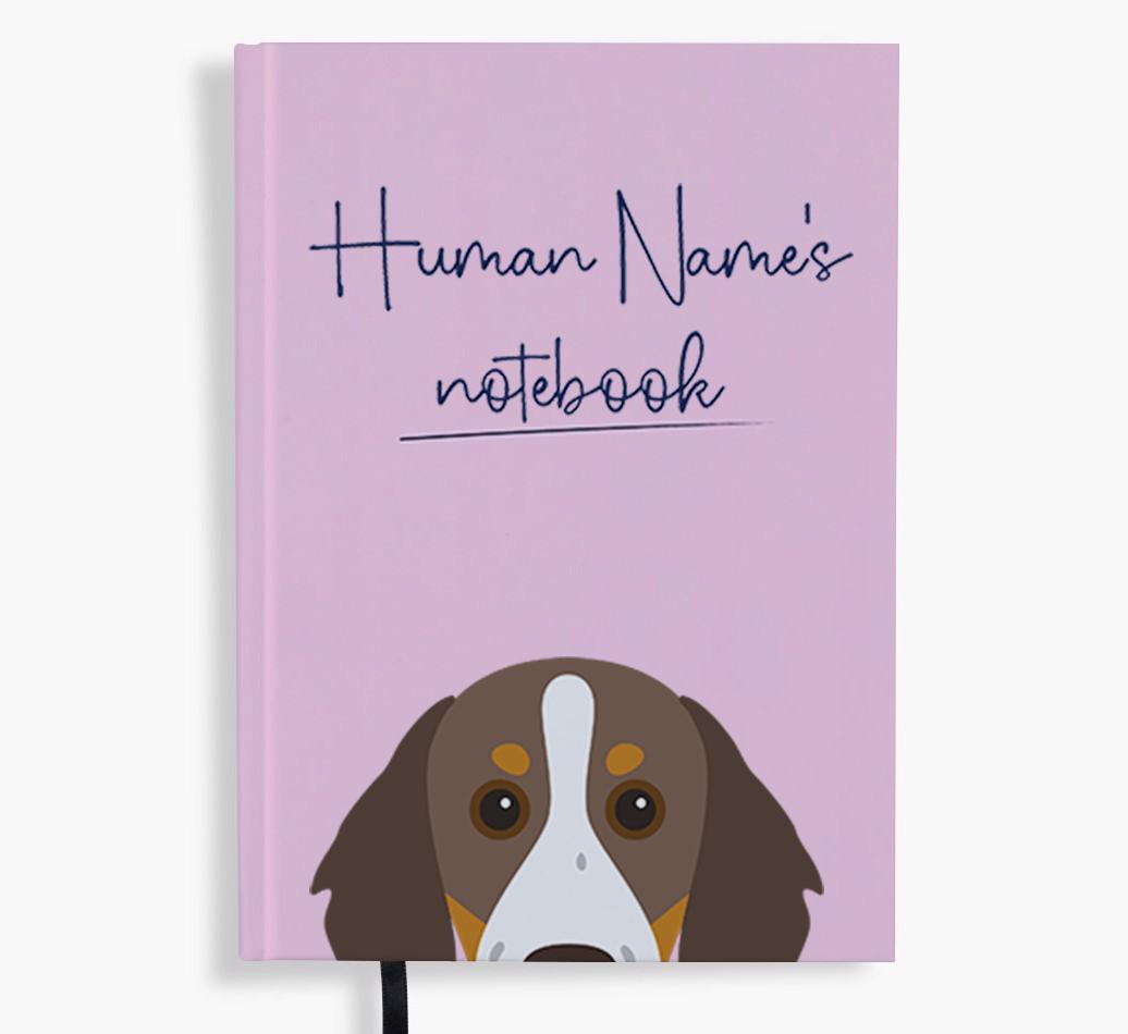 Handwritten: Personalized {breedFullName} Notebook