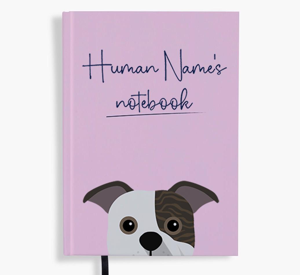 Handwritten: Personalized {breedFullName} Notebook