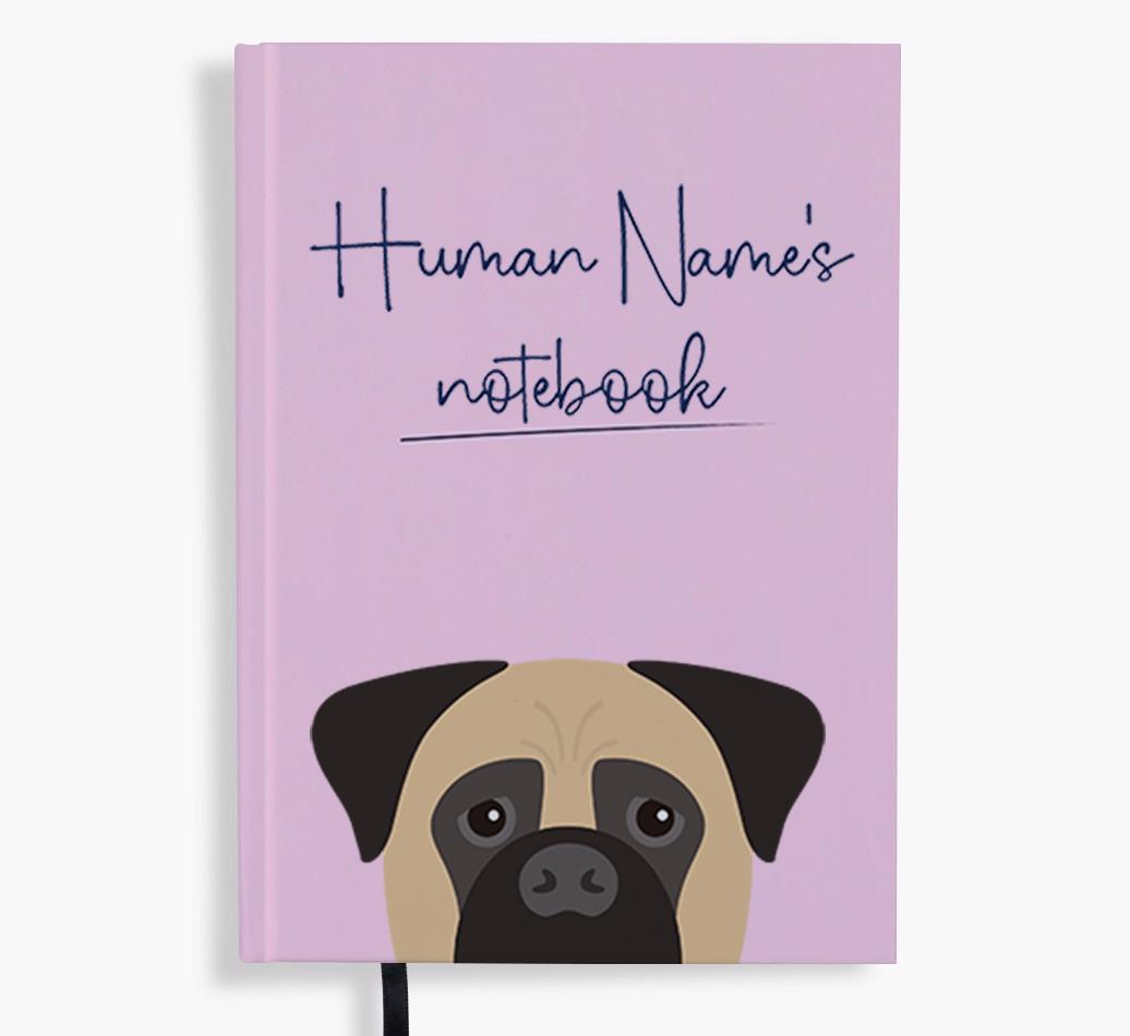 Handwritten: Personalized {breedFullName} Notebook