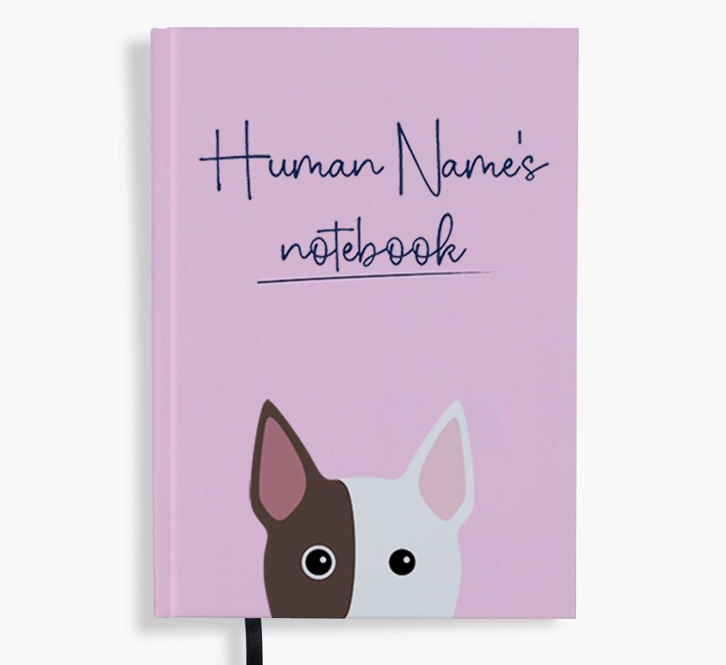 Handwritten: Personalized {breedFullName} Notebook