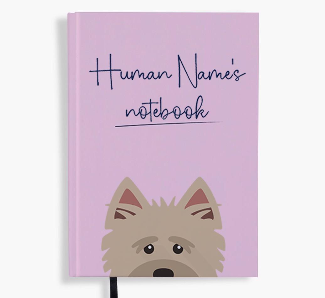 Handwritten: Personalized {breedFullName} Notebook
