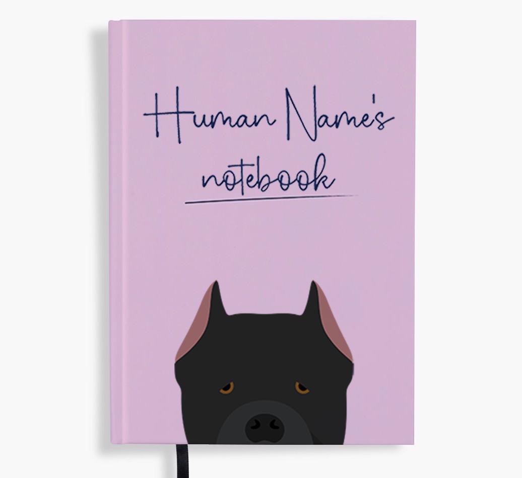 Handwritten: Personalized {breedFullName} Notebook