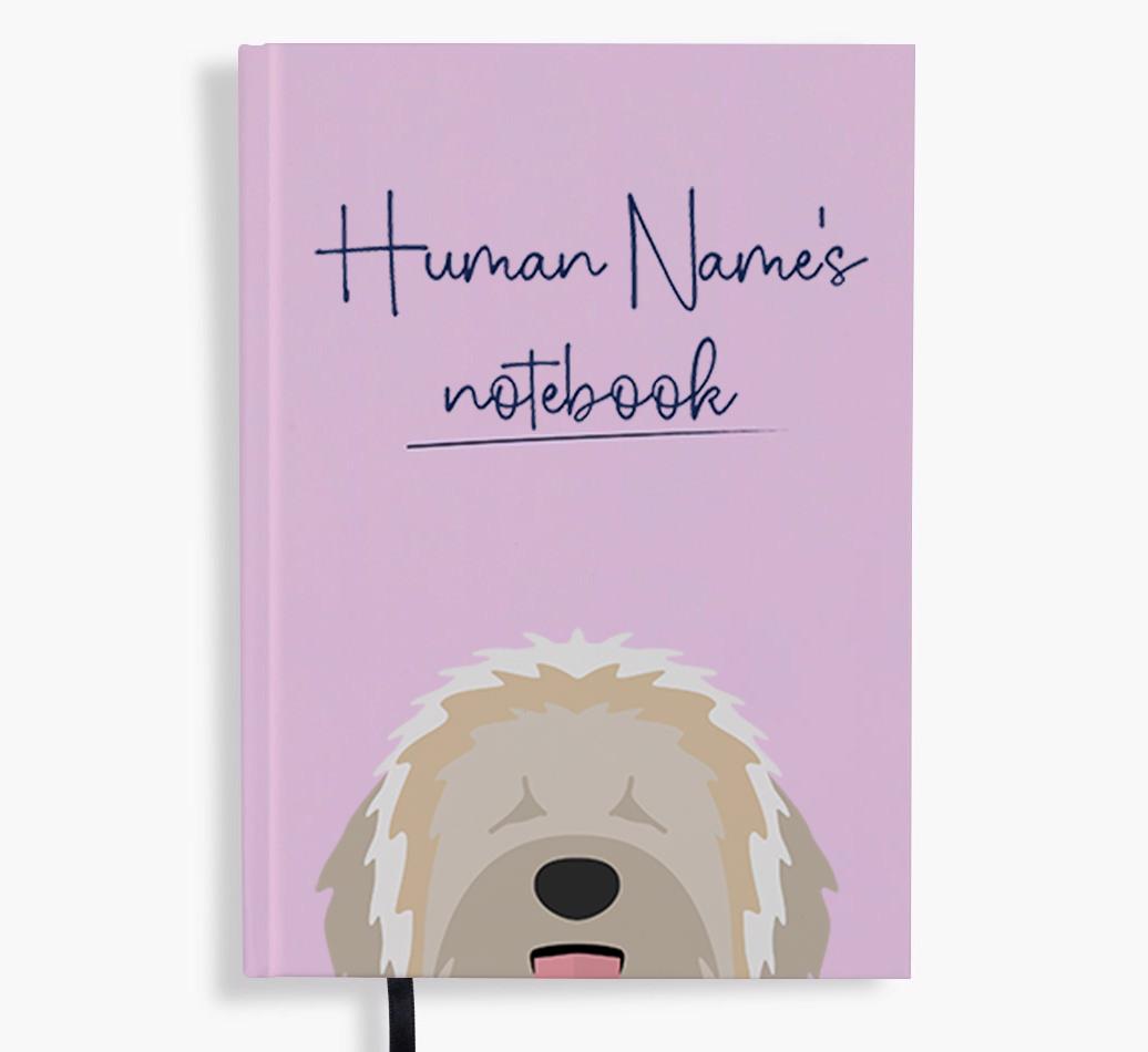 Handwritten: Personalized {breedFullName} Notebook