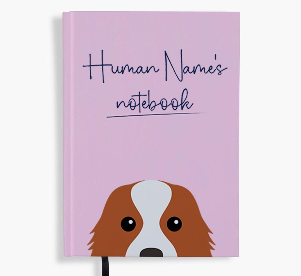 Handwritten: Personalized {breedFullName} Notebook