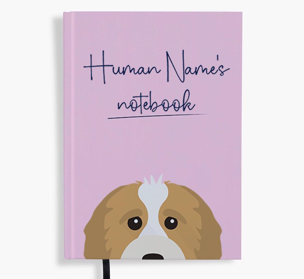 Handwritten: Personalized {breedFullName} Notebook