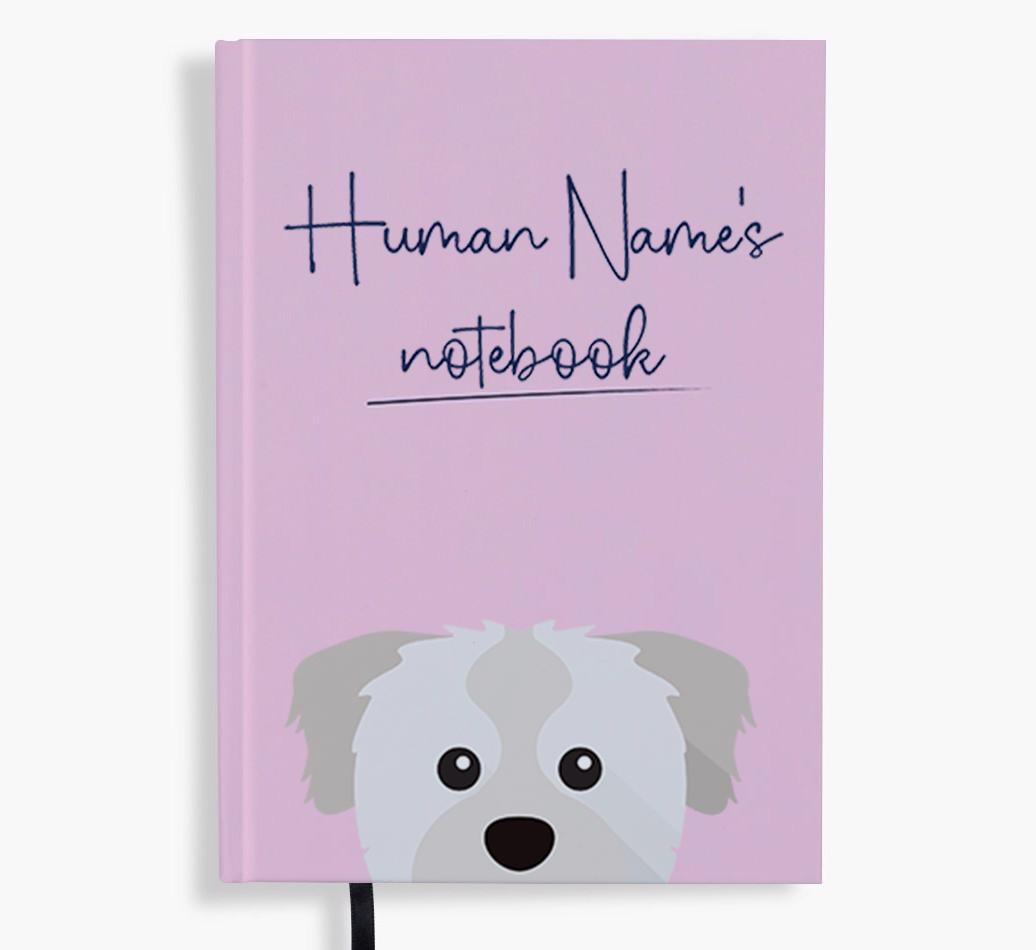 Handwritten: Personalized {breedFullName} Notebook