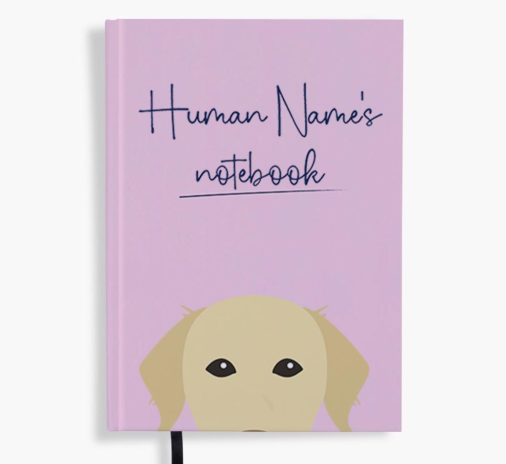 Handwritten: Personalized {breedFullName} Notebook