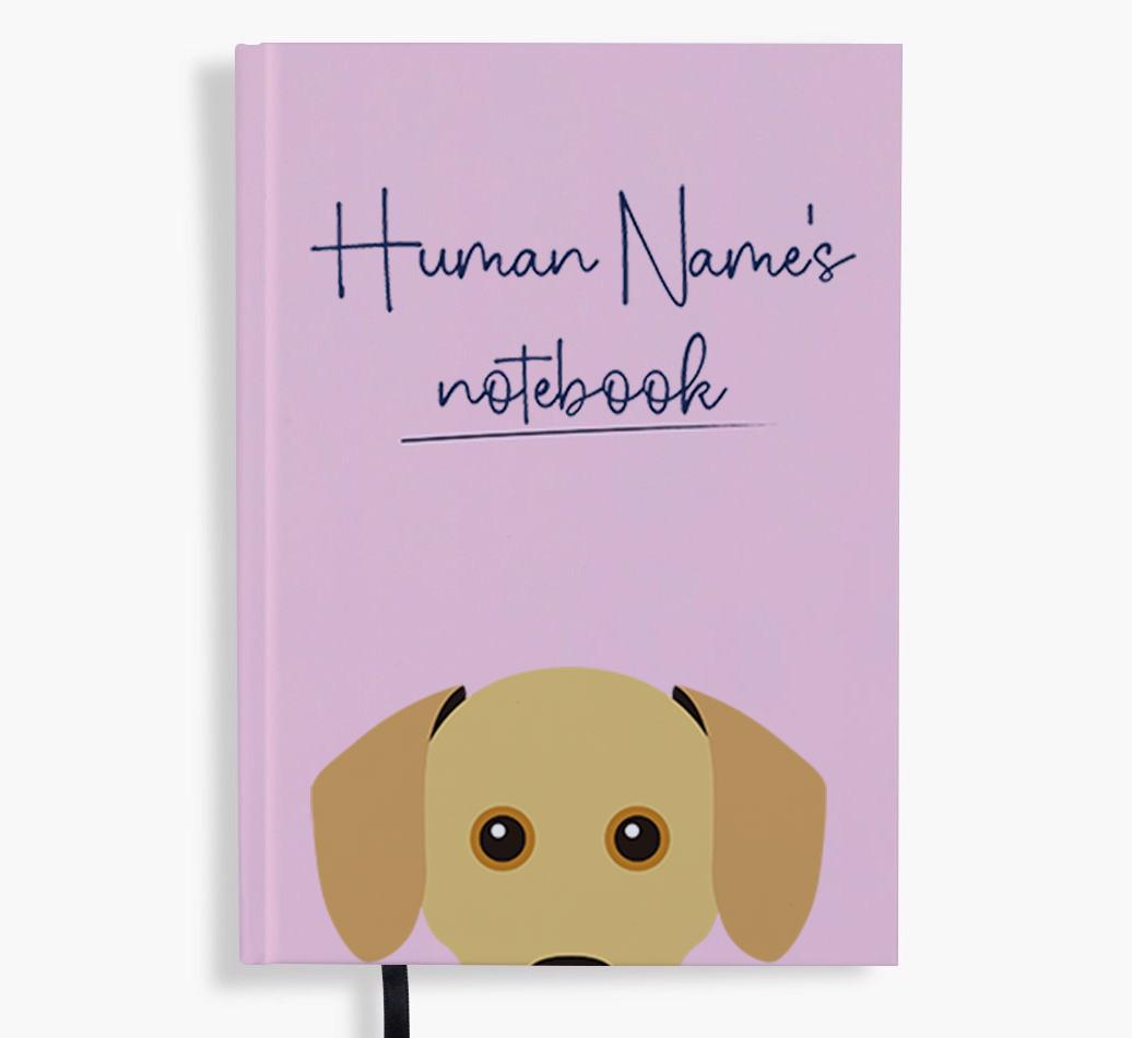 Handwritten: Personalized {breedFullName} Notebook