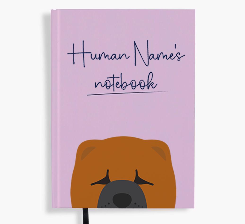 Handwritten: Personalized {breedFullName} Notebook