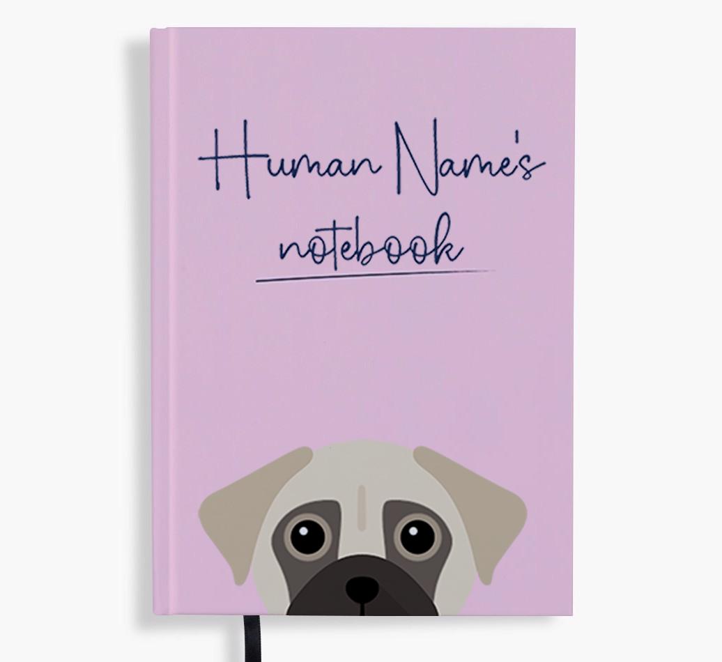 Handwritten: Personalized {breedFullName} Notebook