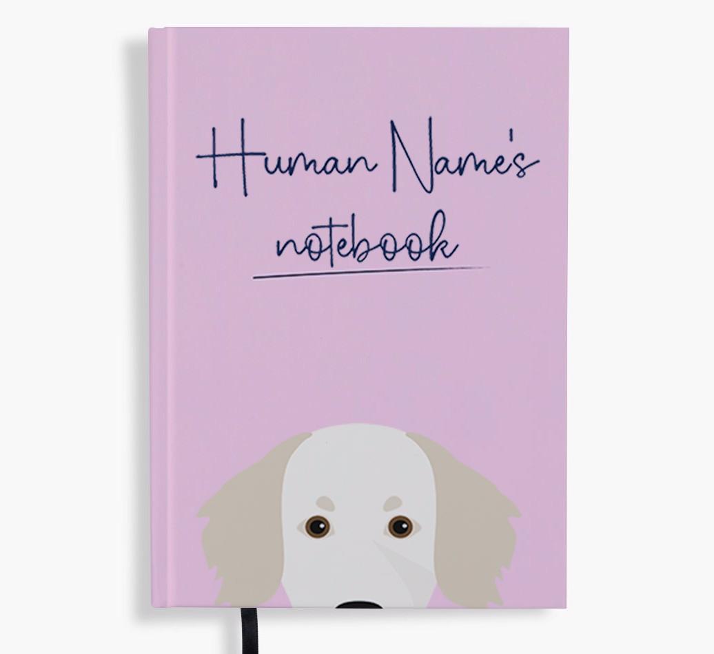 Handwritten: Personalized {breedFullName} Notebook
