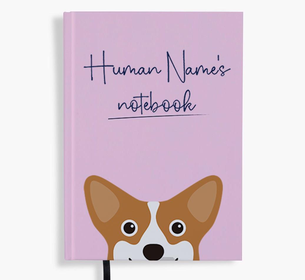 Handwritten: Personalized {breedFullName} Notebook