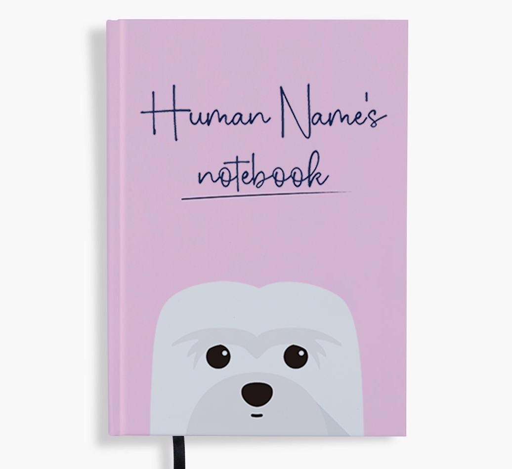 Handwritten: Personalized {breedFullName} Notebook