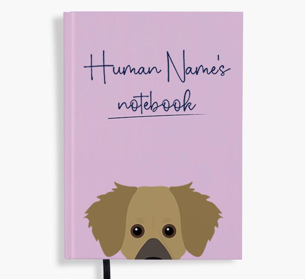 Handwritten: Personalized {breedFullName} Notebook