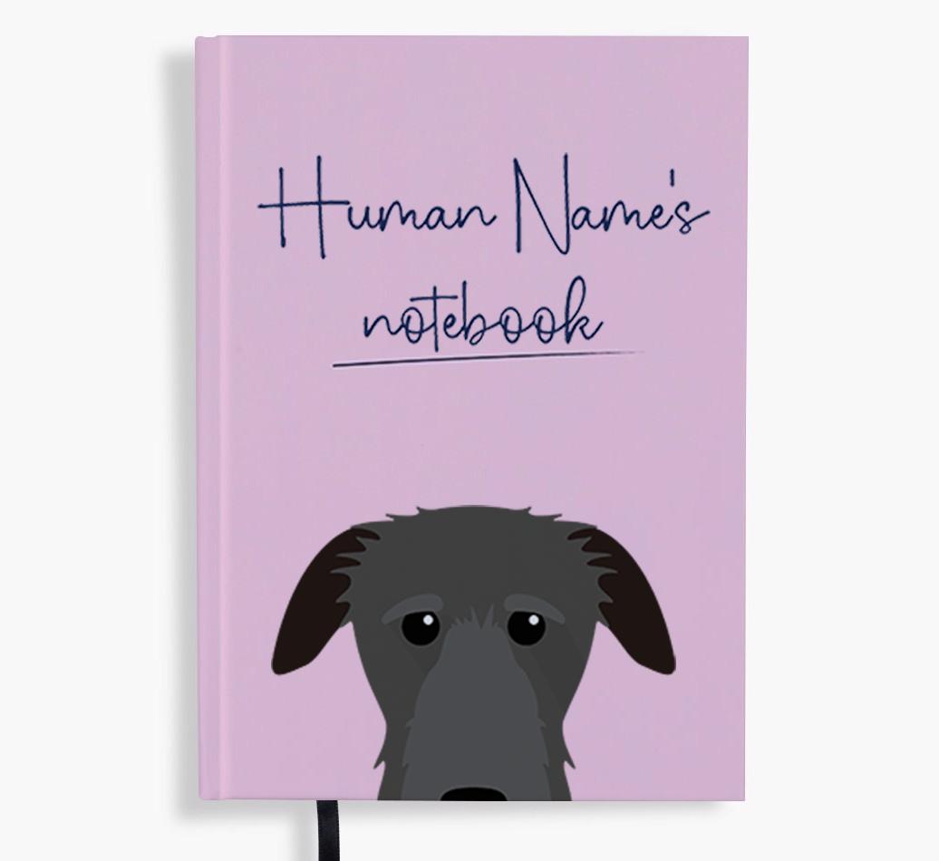 Handwritten: Personalized {breedFullName} Notebook