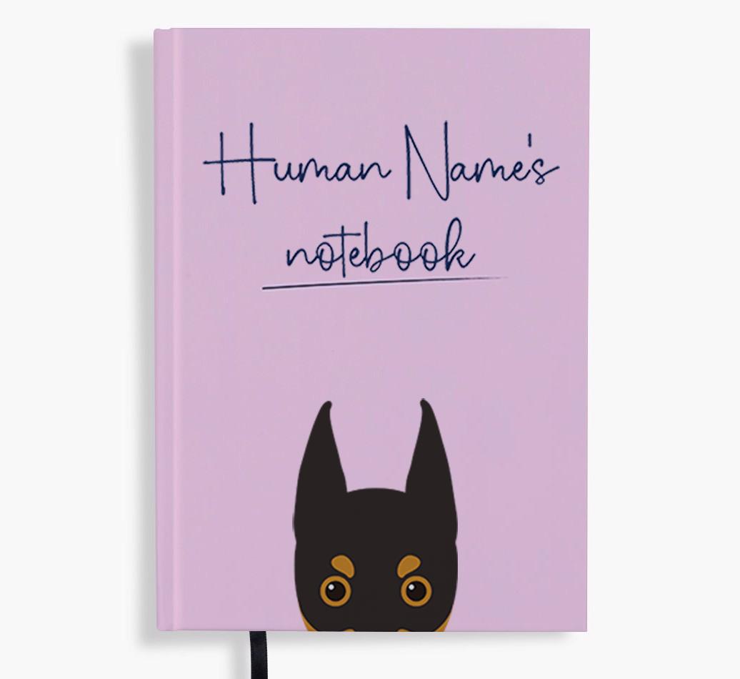 Handwritten: Personalized {breedFullName} Notebook