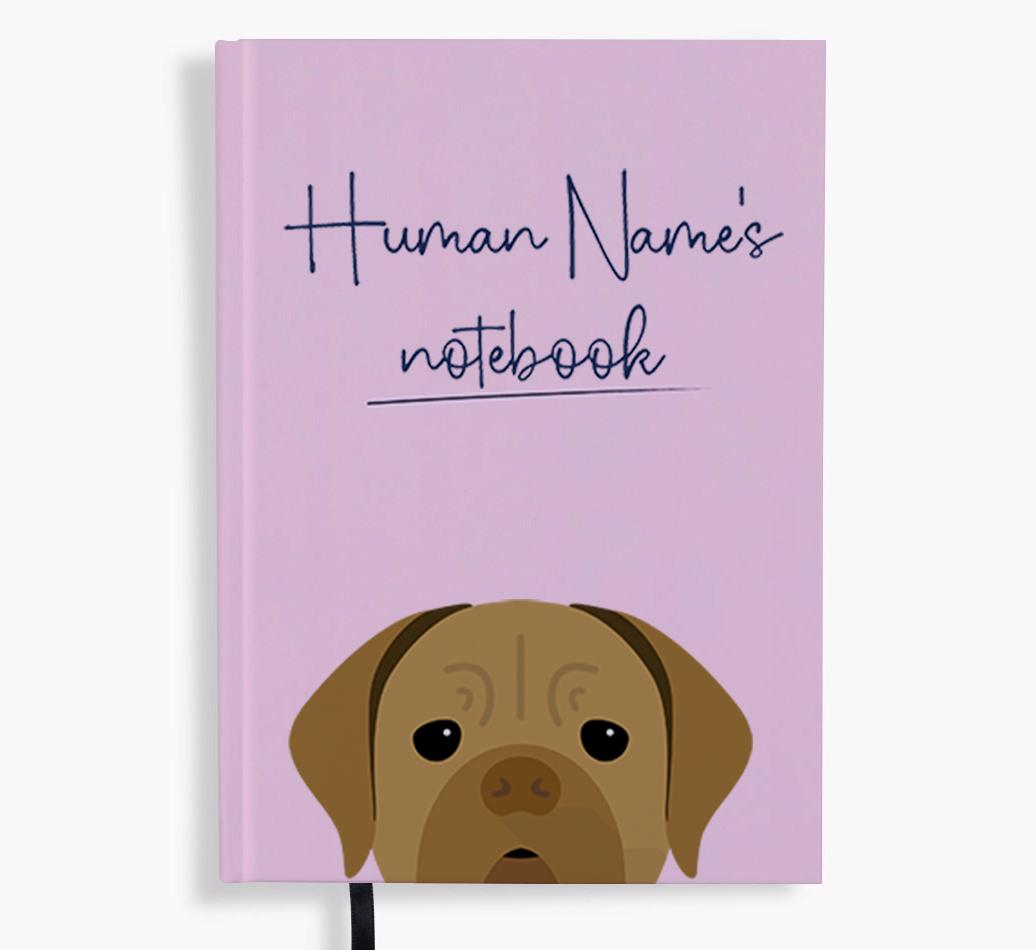 Handwritten: Personalized {breedFullName} Notebook