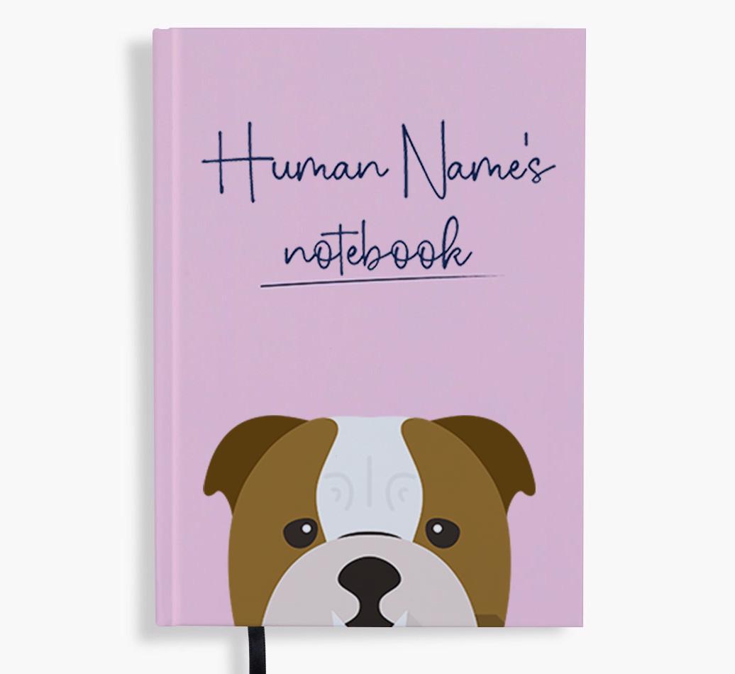 Handwritten: Personalized {breedFullName} Notebook