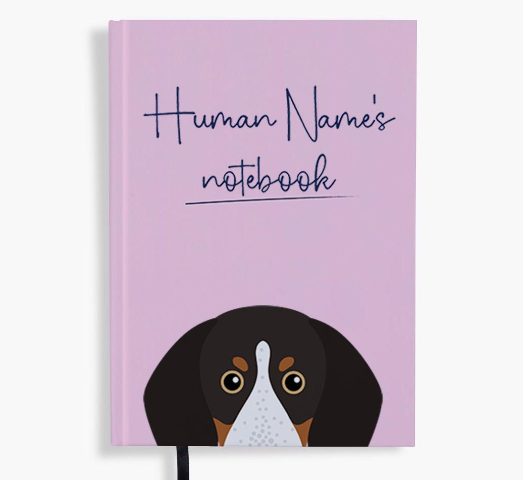 Handwritten: Personalized {breedFullName} Notebook