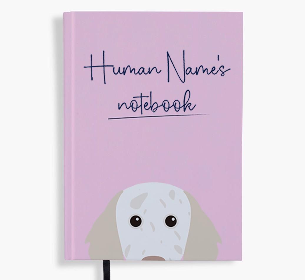 Handwritten: Personalized {breedFullName} Notebook