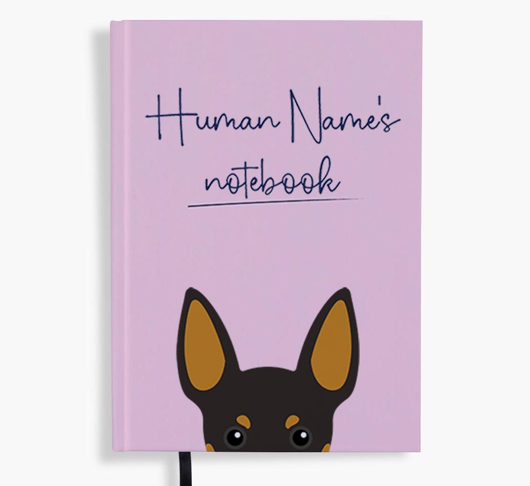 Handwritten: Personalized {breedFullName} Notebook